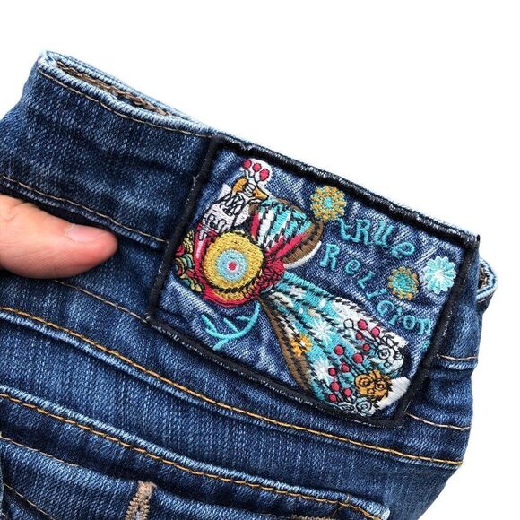 TRUE Religion Jeans Size 25 GEM STONE Blue - Picture 11 of 13